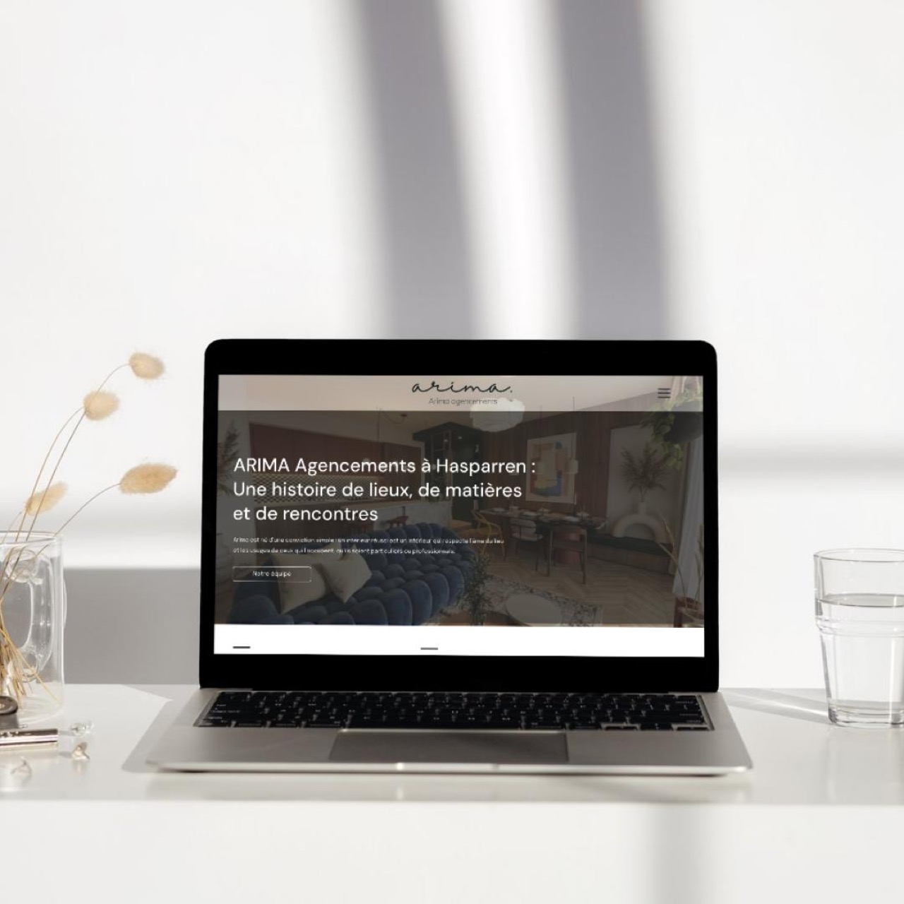 Arima Agencements — Création site web