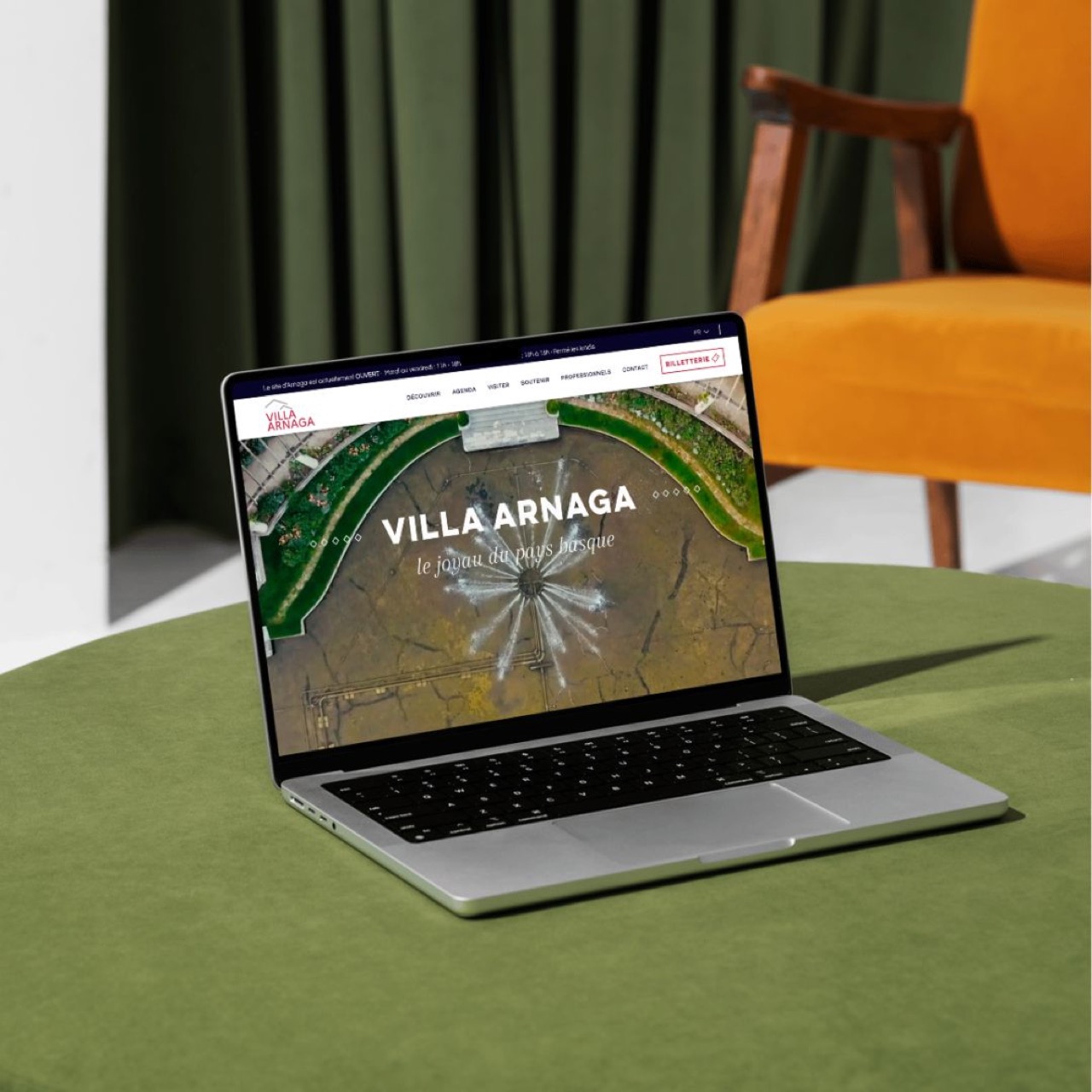 Musée Arnaga — Création site web