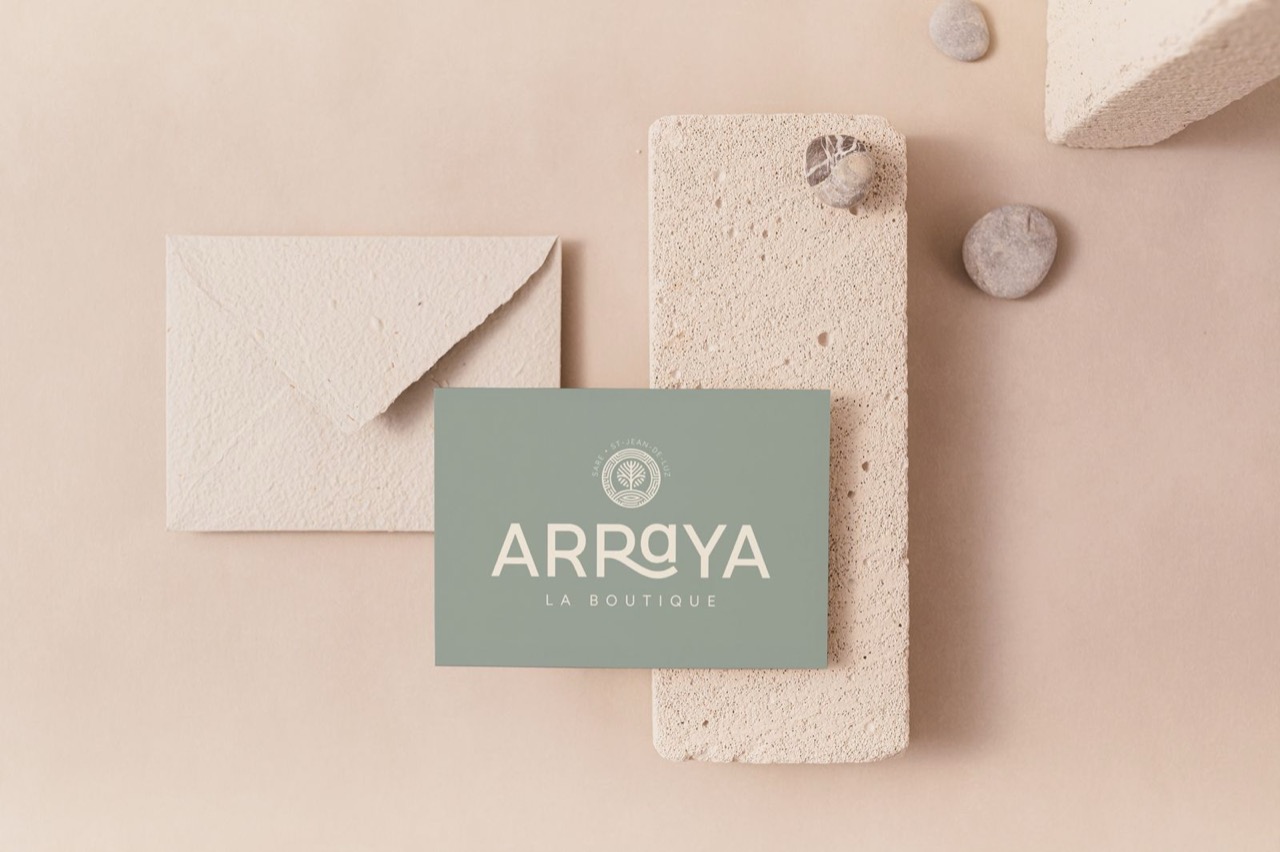 Boutique Arraya — Identité visuelle, Packaging