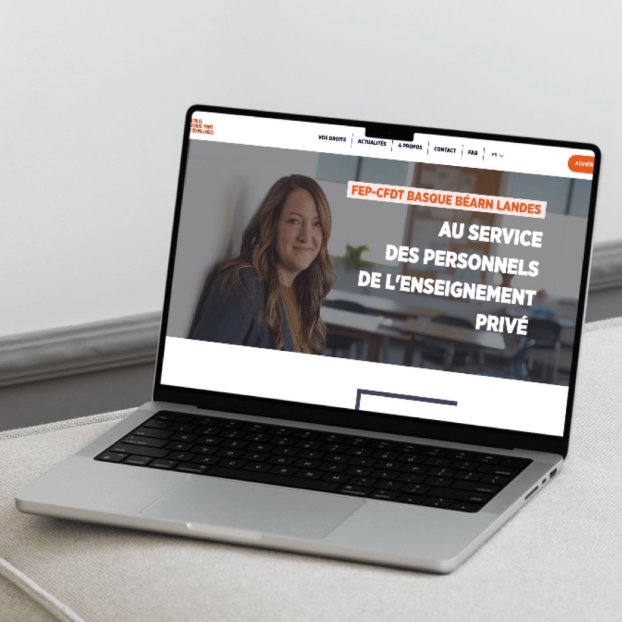 FEP-CFDT Pays Basque — Création site web